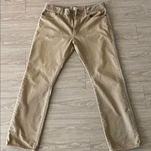Lightly used mens J crew slim straight jeans!